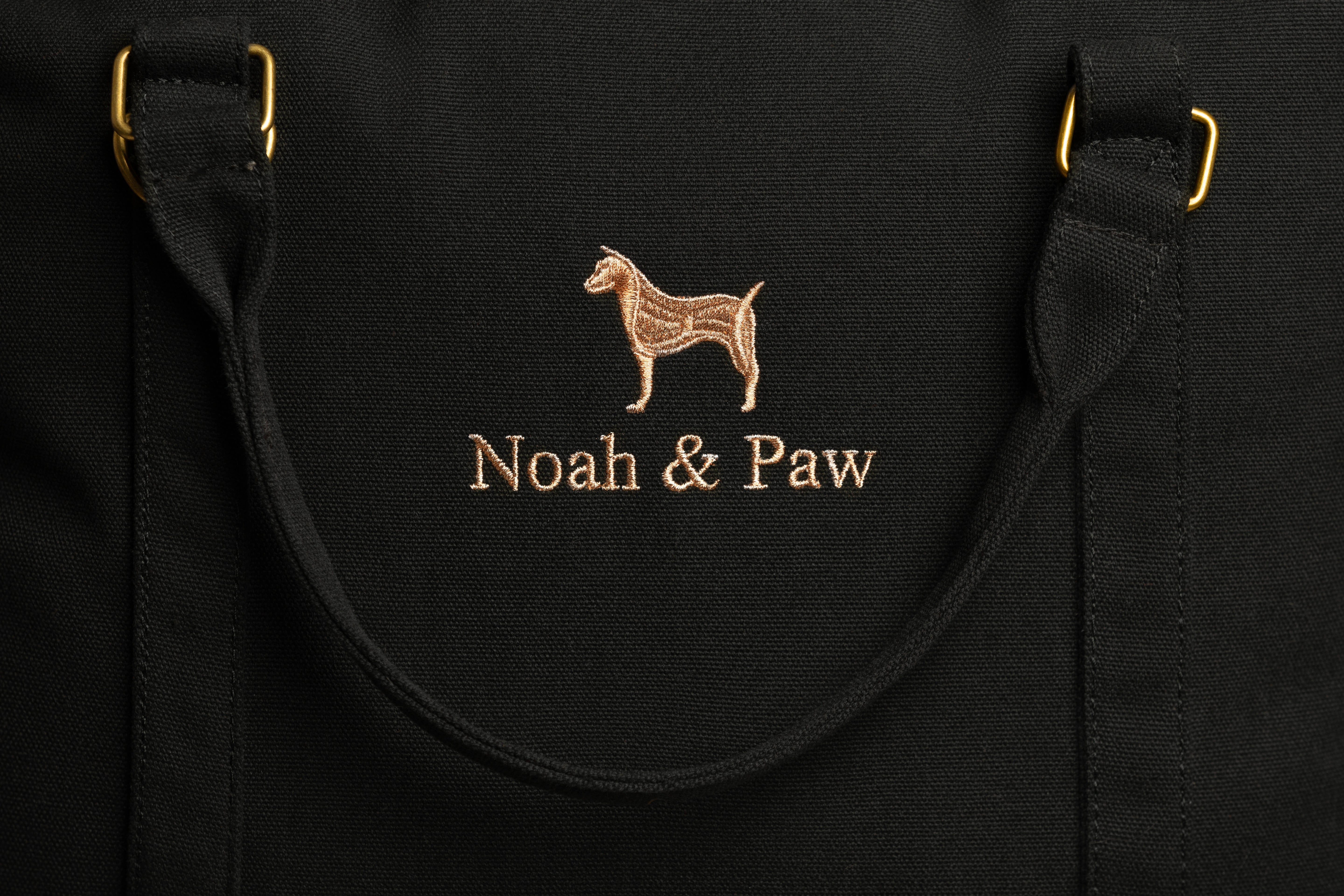 Dog Car Seat Portable Style Canvas Black