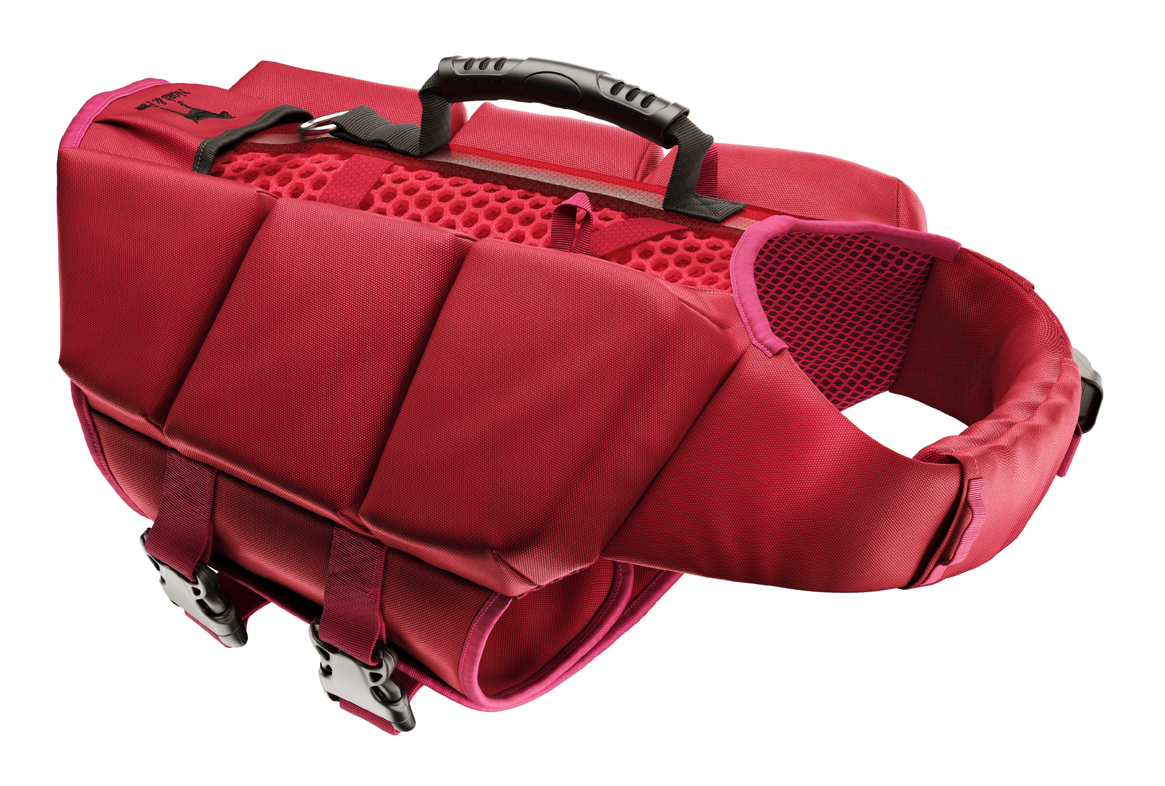 Dog Life Jacket Red x3 cubes foam L