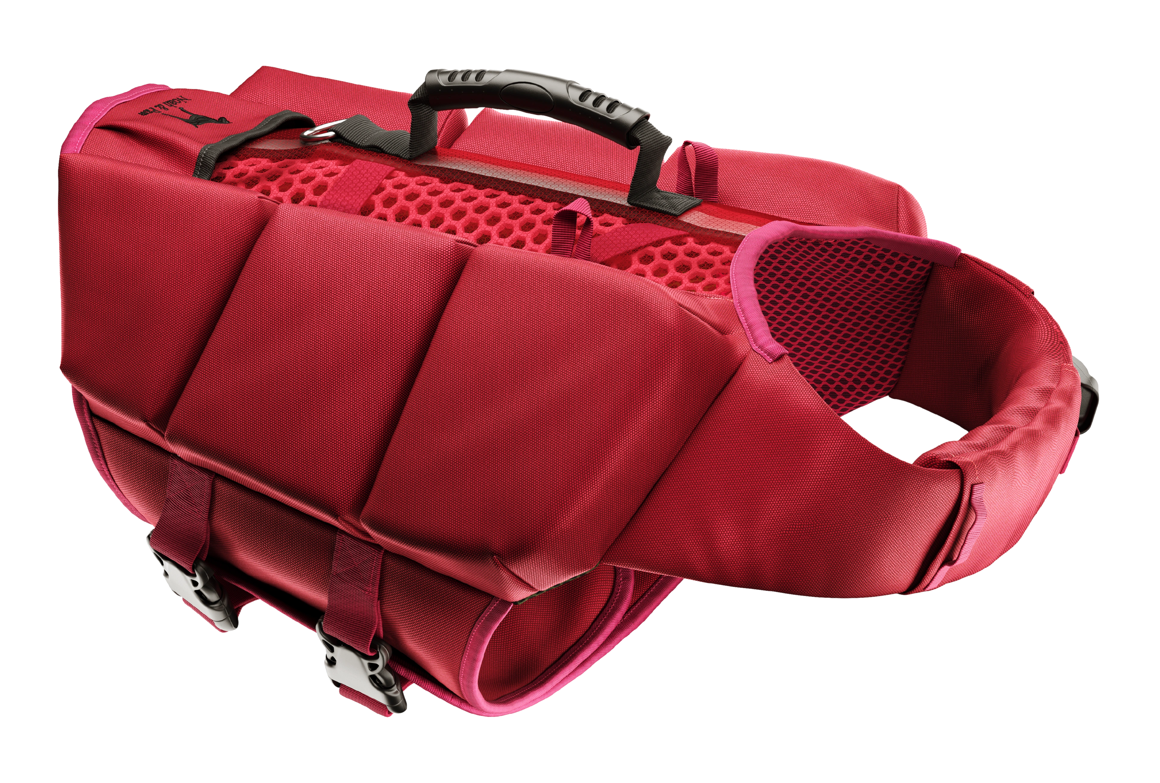 Dog Life Jacket Red x3 cubes foam XL
