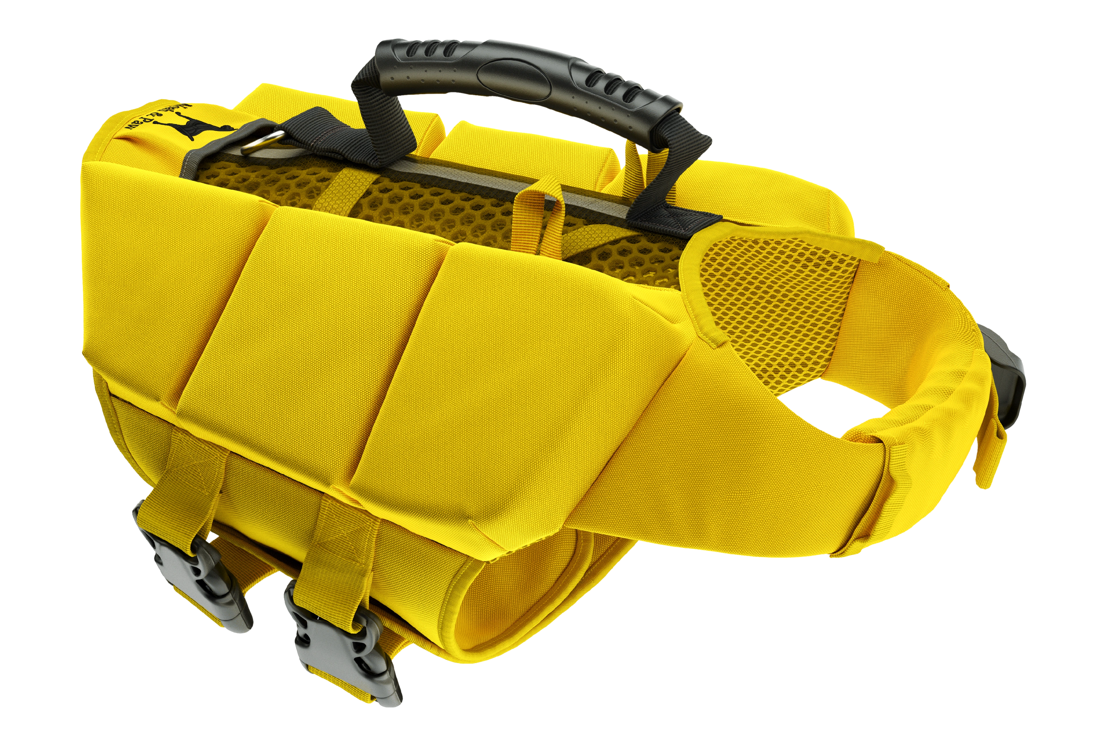 Dog Life Jacket Yellow x3 cubes foam S