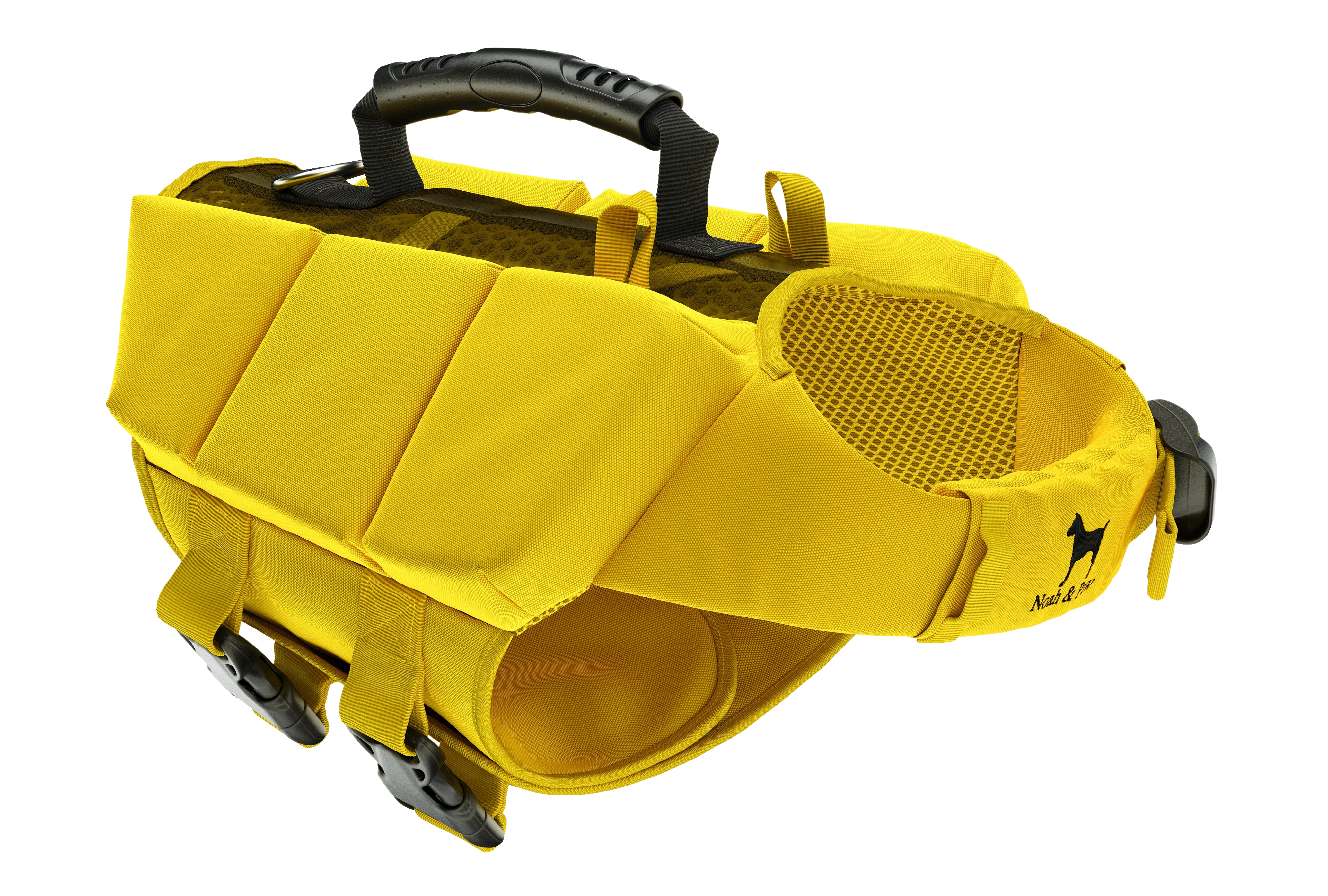 Dog Life Jacket Yellow x3 cubes foam XS