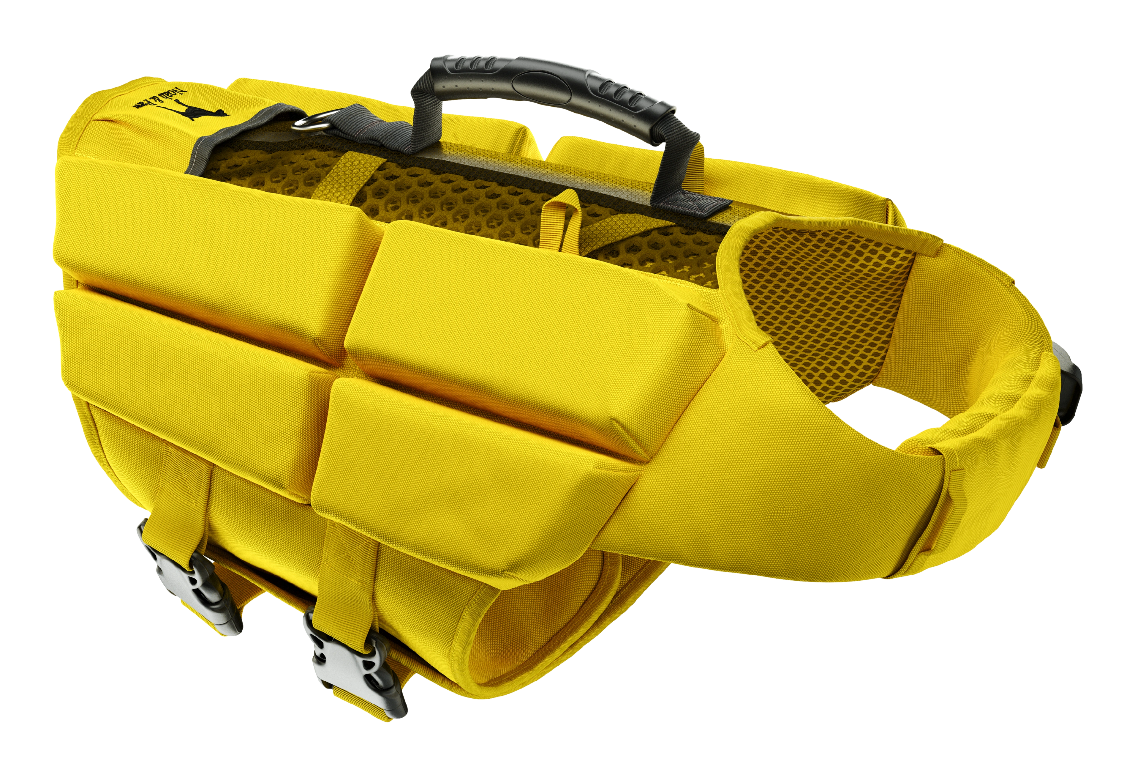 Dog Life Jacket Yellow x4 cubes foam L