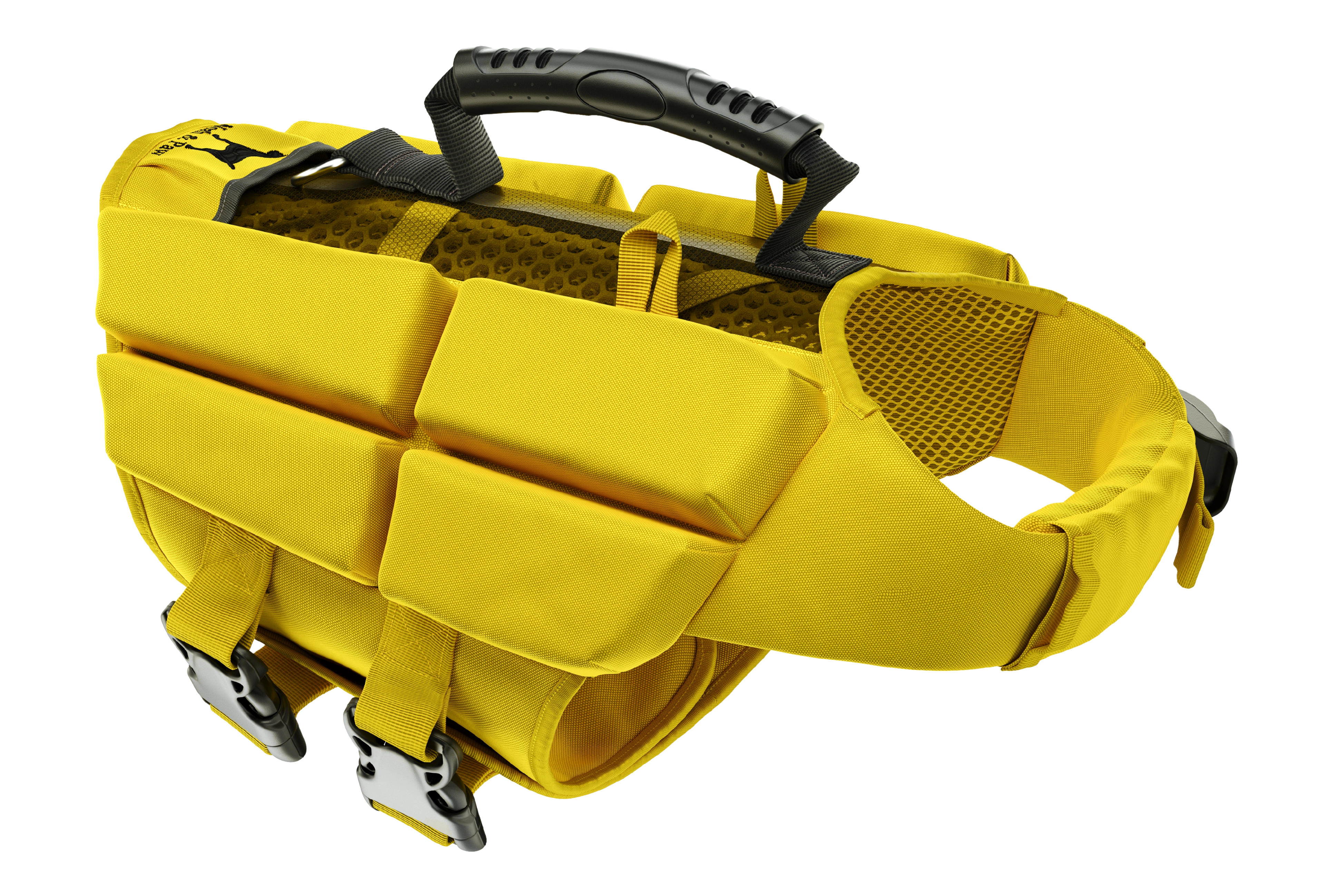 Dog Life Jacket Yellow x4 cubes foam S