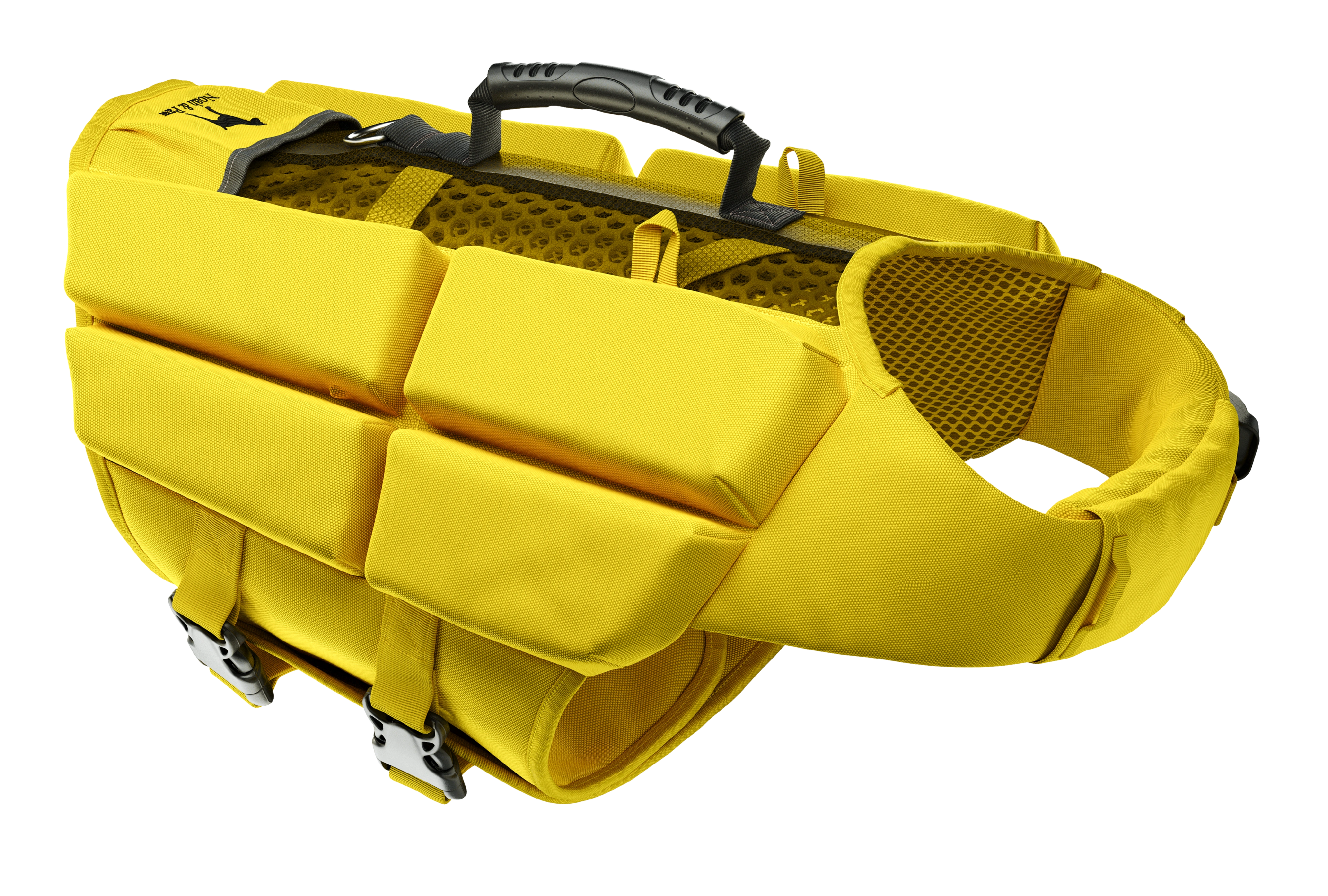 Dog Life Jacket Yellow x4 cubes foam XL