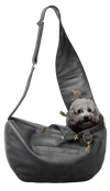Vegan Leather Pet sling Carrier 3x Safety