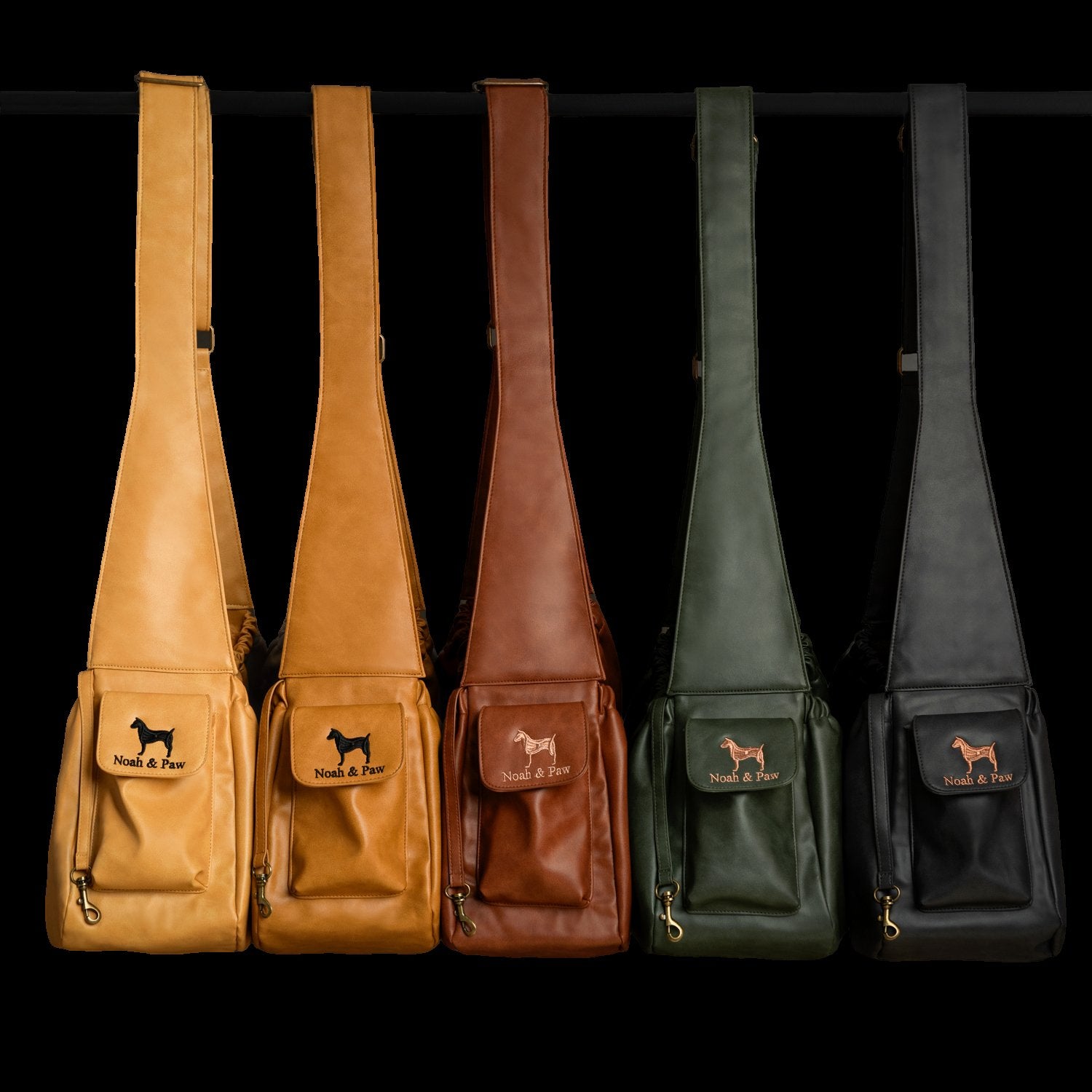 Dog sling carrier (Leather Collection)