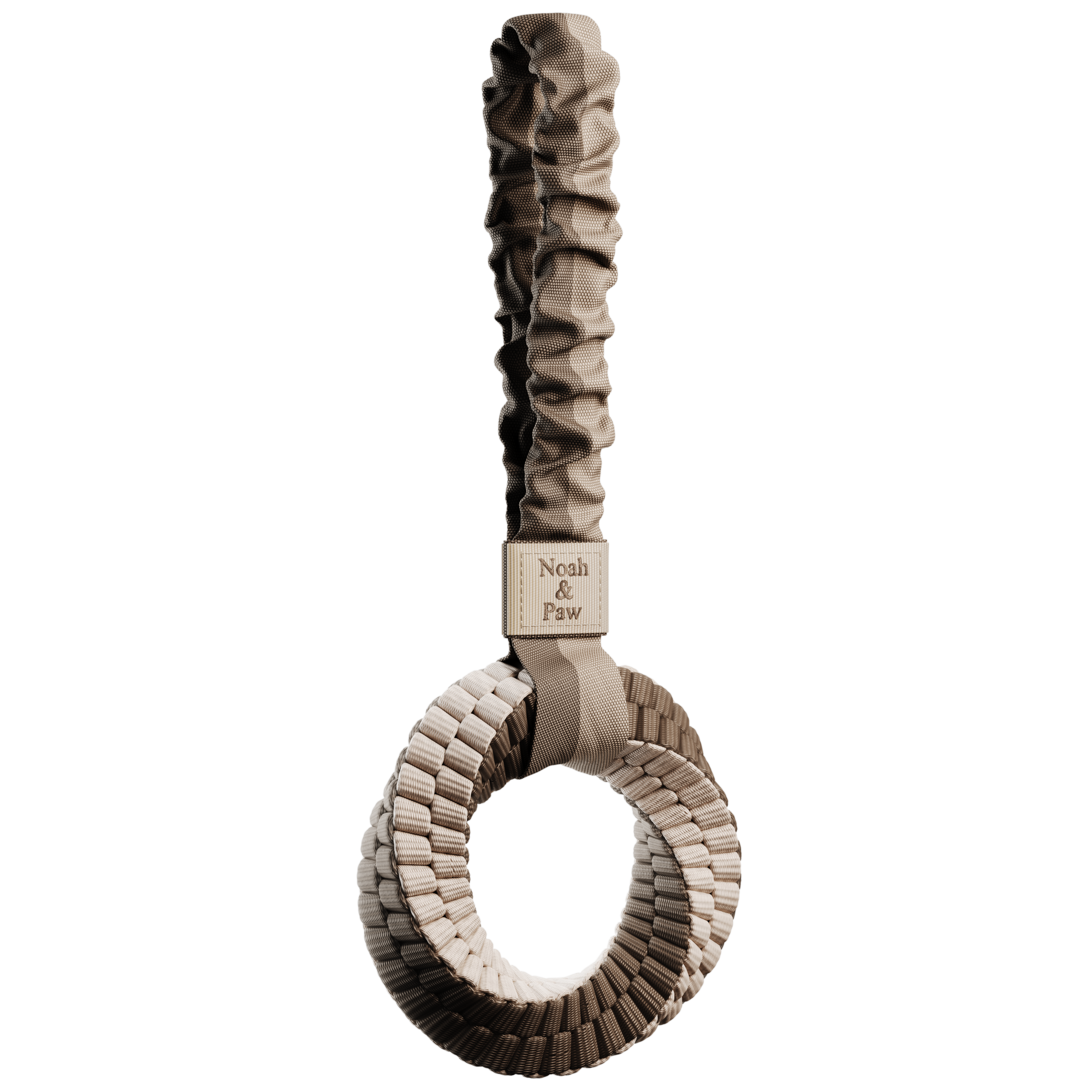Luxury Dog Toy Gift Basket, Stretchy Rope Collection, Beige