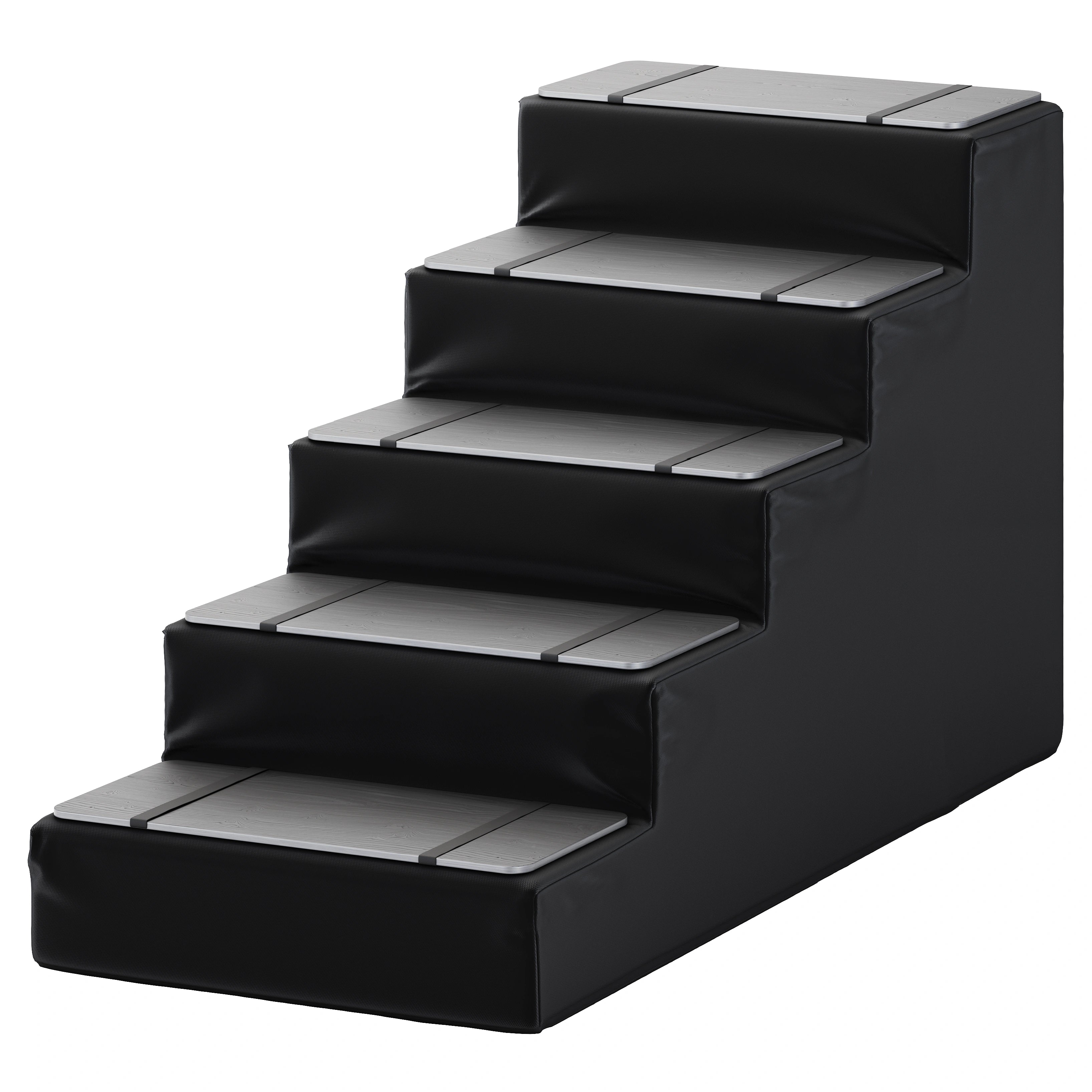 Luxury Dog Stairs with Reinforced Boards, Faux Leather Collection
