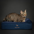 Denim Orthopedic Pet Bed, Memory Foam, Infused with Cooling Gel - Classic