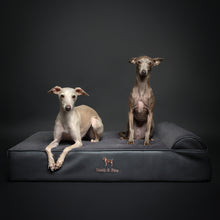 Faux Leather, Orthopedic Pet Bed, Eggshell Memory Foam, Infused with Cooling Gel, Classic Style