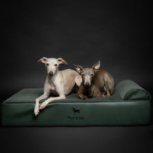 Faux Leather, Orthopedic Pet Bed, Eggshell Memory Foam, Infused with Cooling Gel, Classic Style