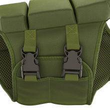 Noah & Paw dog life jacket with 4x foam for buoyancy, green, size S
