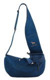 Premium Denim Pet Sling Carrier, 3x Safety