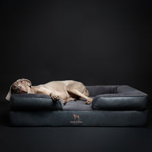 Faux Leather, Orthopedic Pet Bed, Eggshell Memory Foam, Infused with Cooling Gel, Sofa Style