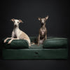 Faux Leather, Orthopedic Pet Bed, Eggshell Memory Foam, Infused with Cooling Gel, Sofa Style