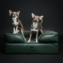 Faux Leather, Orthopedic Pet Bed, Eggshell Memory Foam, Infused with Cooling Gel, Sofa Style
