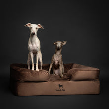 Velvet Orthopedic Pet Bed, Memory Foam, Infused with Cooling Gel
