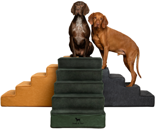 【完全限定品】sleep YUKI foot steps of dream Luxury Dog Stairs For Bed | Faux Leather Pet Steps