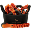 Luxury Dog Toy Gift Basket, Rope & TPU Collection, Black