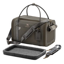 Noah & Paw TSA-approved soft pet carrier for airline travel in canvas, gray