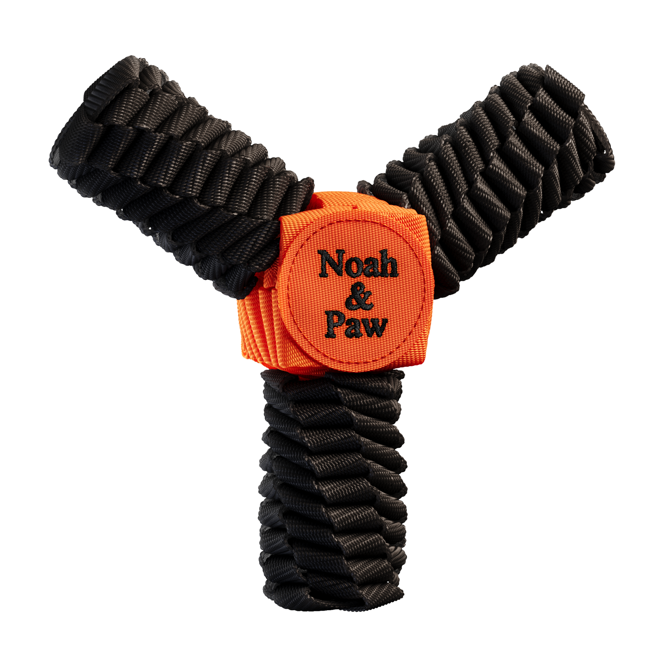 Luxury Dog Toy Gift Basket, Stretchy Rope Collection, Black