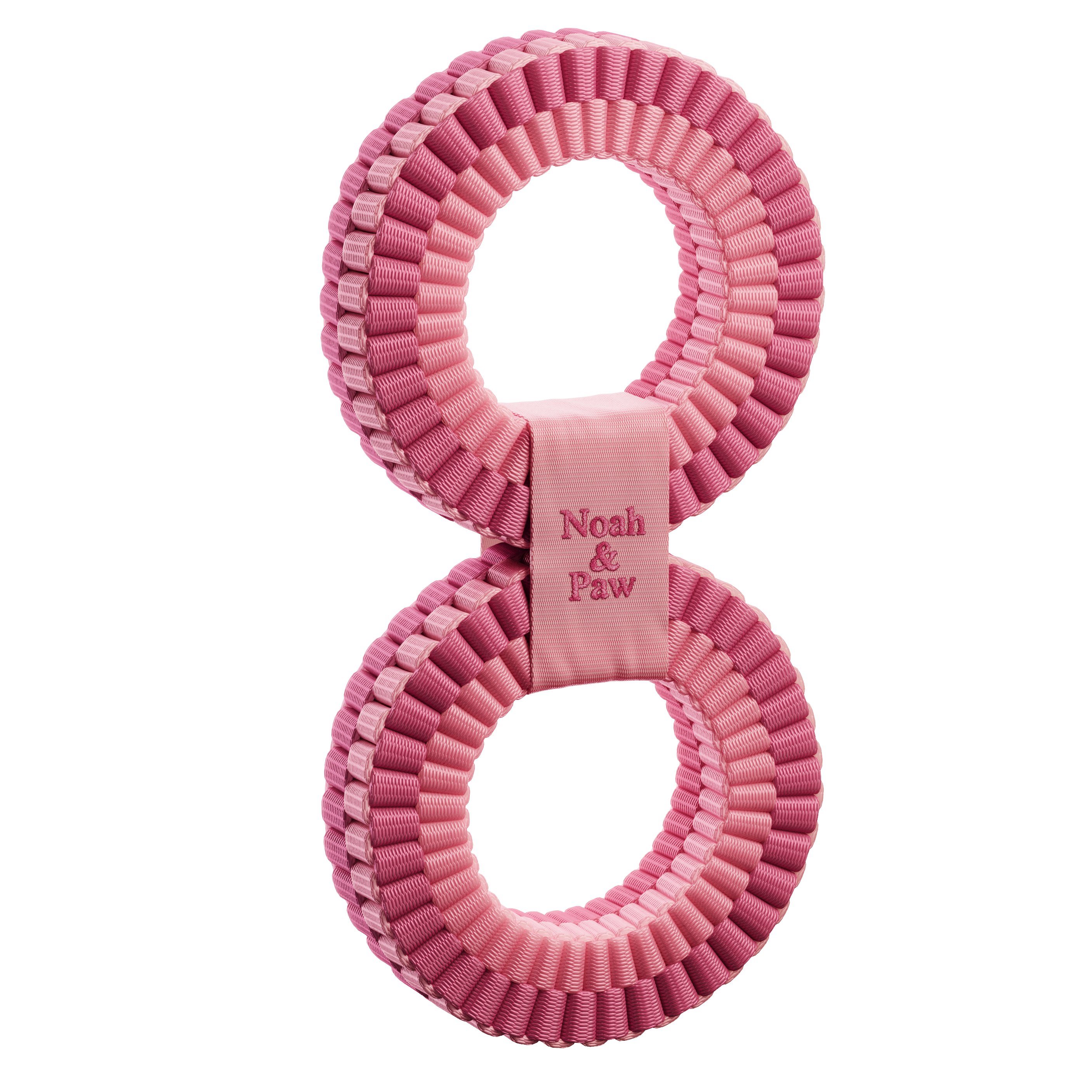 Luxury Dog Toy Gift Basket, Stretchy Rope Collection, Pink